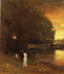 George Inness Over the River oil painting picture
